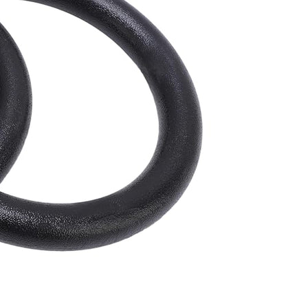 Gymnastic with Straps Pull Rings - 2 Pcs Gymnastic Strength Training 300kg Capacity High Stability Exercise Rings with Straps Workout - Home Gym