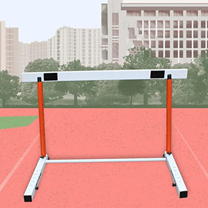 Height Adjustable Hurdles, Adjustable Speed Agility Hurdles, Heavy Duty Metal Fitness & Obstacle Training Equipment, Football Track and Field Training Jumping Bar Set, A