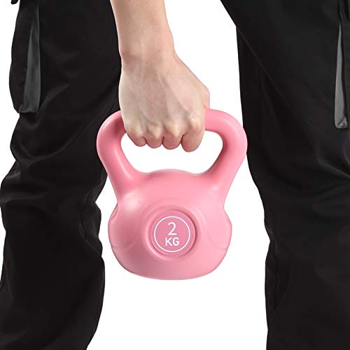 2kg Kettlebell for Women & Beginners – Compact 15.5cm Handle Fitness Kettlebell, Ideal for Arm Lifting, Strength Training, and Home Gym Workouts – Compatible with Kettlebell Routines