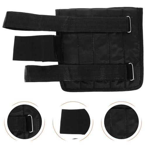 Healifty Adjustable Breathable Ankle Weight Covers Oxford Cloth Leg Weights for Running and Sport Training, Portable Invisible Weighted Straps for Fitness and Exercise, Set to 8kg