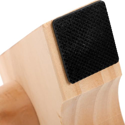 Wooden Push up Bars Parallettes Calisthenics Bars Beech Wood Floor Pushup Handles for Men and Women Strength Training and Bodyweight Exercise Equipment (30cm, 2pcs)