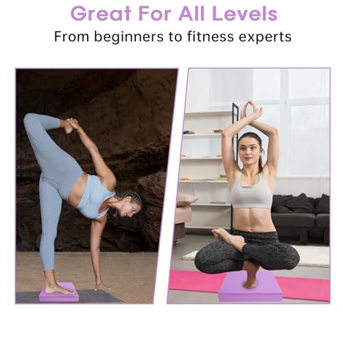 Balance Pad – Stability Trainer for Balance, Stretching, Physical Therapy, Exercise, Mobility, Rehabilitation and Core Training Non-Slip Closed Cell Foam Premium Balance Pad Knee Pad