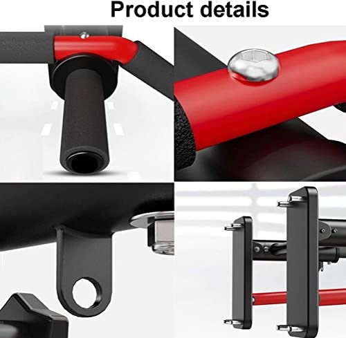 Pull Up Bar, Wall Mounted Strength Training Pull-UP Bars, Heavy Duty Chin Up Bar Wall Mount with Exercise Bands, Max Weight 660 LBS