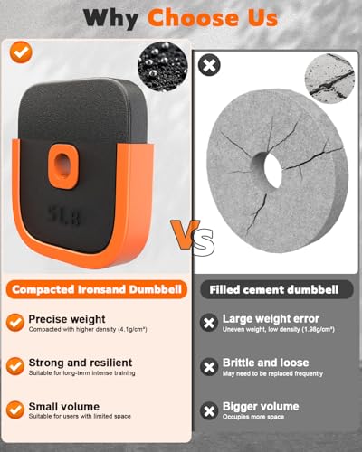 Rendpas Adjustable Dumbbell Set of 2 with Connector, 45/65/85 lbs Free Weights, 4-in-1 Barbell Kettlebell Push Up Stand Home Gym for Men Women