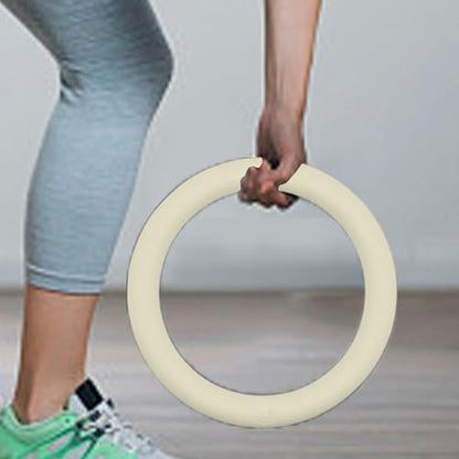 Menolana Weight Weighted Circle Workout Equipment Professional, 5lb, for Home Fitness Strength Training Yoga Exercise - color: Beige