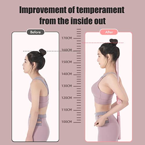 Posture Corrector, Retractable Back Support Stick for Adults and Kids, Adjustable from 21-34 Inches with Humpback Correction Tool to Relieve Neck and Back Discomfort