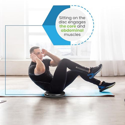 Wobble Cushion Balance Disc - Wobble Disc & Wiggle Seat, Balance Pads for Physical Therapy, Wobble Disk, Sensory Room Equipment - Wobble Seat - color: Blue