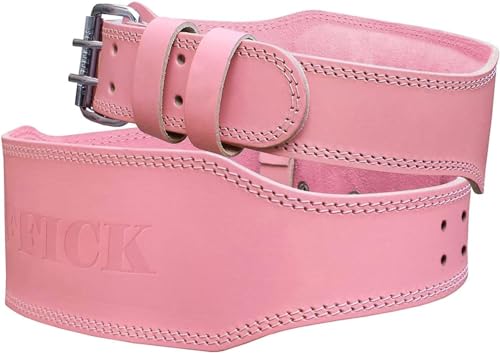 Weight Lifting Belt For Ladies Leather Gym Belts Lower Waist Back Support For Women Men Fitness Squat Deadlift Heavy Duty Cross Training Gym Powerlifting Workout