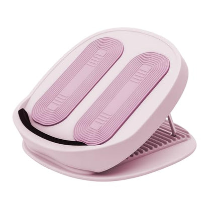 Calf stretcher slant board, 15-Level Adjustable Slant Board for Plantar Fasciitis, Shin Splints & Achilles Tendonitis, Lightweight Ankle Stretch Board for Home Gym or Travel - color: Pink