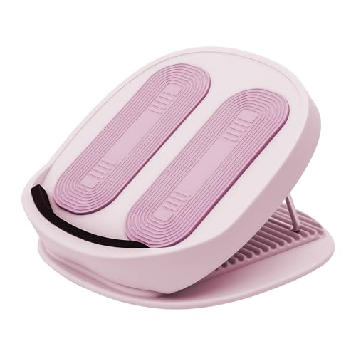Calf stretcher slant board, 15-Level Adjustable Slant Board for Plantar Fasciitis, Shin Splints & Achilles Tendonitis, Lightweight Ankle Stretch Board for Home Gym or Travel - color: Pink