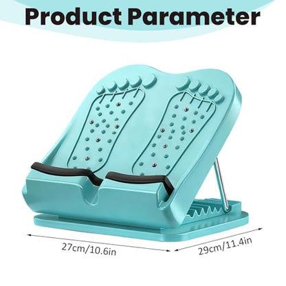 Calf Stretcher Slant Board 13-Level Adjustable Foldable Stretching Ramp with Magnets for Plantar Fasciitis Achilles Stretch, Ankle Balance Board