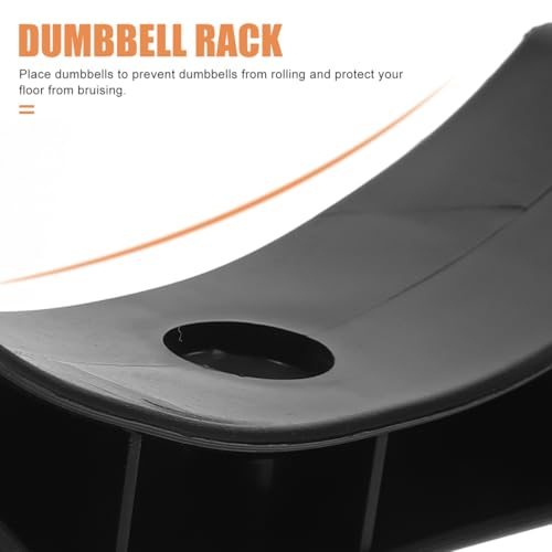6Pcs Dumbbell Storage Rack Stable Dumbbell Saddles Replacement Weight Organizer for Home Gym Fitness Equipment 5.90X1.57X0.39In