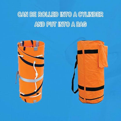 Multifunctional Rescue Stretcher, Portable Foldable Spine Board Stretcher Backboard for Ground Rescue, High Altitude Rescue, Accident Scene Rescue, Load Capacity: 160KG,Green