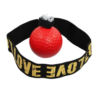 Kids Headband Reflex Ball - PU Reflex Ball Headband, Youth Boxing Training Ball | Exercise Hand-Eye Coordination Boxing Balls, Kid's Training Ball for Bedroom, Courtyard, Parks, Gym