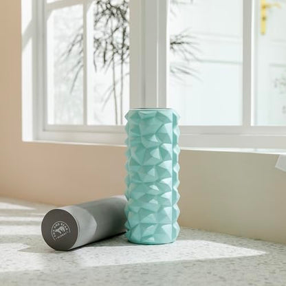 Foam Roller 13″ -Compact Massage Roller for Hands, Feet & Legs, Deep Tissue Relief, Travel-Friendly, Small EVA Muscle Roller (Mint) (Mint) - color: Mint