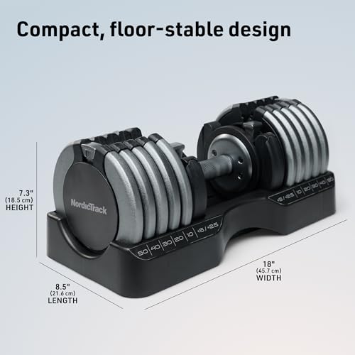 NordicTrack Select-a-Weight Adjustable Dumbbells