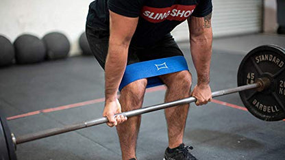 Mark Bell Sling Shot Hip Circle Resistance Bands for Exercising (Level 2) - color: Blue, size: Medium