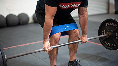 Mark Bell Sling Shot Hip Circle Resistance Bands for Exercising (Level 2) - color: Blue, size: Medium
