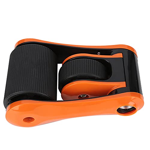 2 Wheels Ab Roller Wheel, Abdominal Muscle Exerciser with Knee Pad, Stable Dual - Wheel Core Trainer for Home Gym, Foldable and Portable Ab Wheel for Beginners to Advanced