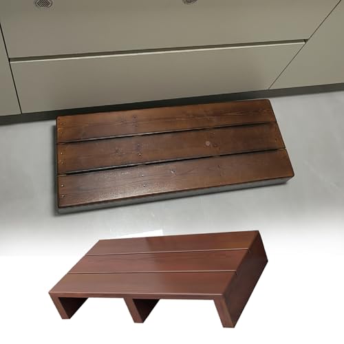 Non-Slip Wood Platform, Customized One Step Stool - Bedside Bathroom Kitchen Garden Use, Indoor Outdoor High Riser Step Stools, Load 550 Lbs(95x30x11cm/38x12x4.4in) - size: 95x30x11cm/38x12x4.4in