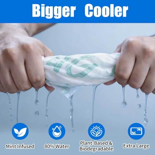 50 Pack Cooling Wipes Cooling Towels for Neck and Face Cool Towel Neck Wraps, Ice Towel, for Yoga,Sport,Running,Gym,Workout,Camping,Fitness,Workout & More Activities Camping in Hot Weather (Green) - size: 50 Count (Pack of 1)