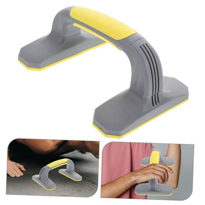 2Pcs Pushup Handles for Floor Workout Anti-slip Soft Plastic Bars with Stable Grip and Bottom Pads Portable Strength Training Equipment for Home Fitness and Body Sculpting