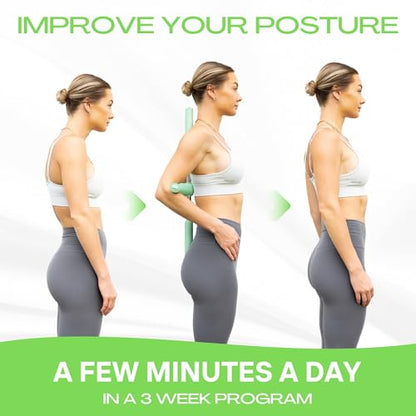 Posture Corrector - Yoga Cross Stick - Back Pain Relief for Men and Women - Stretcher and Straightener for Upper and Lower Back - Stretch Pole - Neck Hump Equipment - Sets bar
