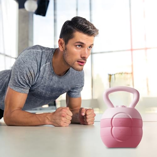 Kettle Bell - Grip Strength Adjustable Weight Tool, Soft Kettlebell | Coated Training Equipment, Ergonomic Handle, Compact Fitness Gear | Home Workouts Muscle Building Conditioning Men Women - color: 8kg