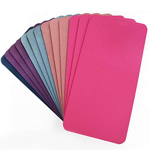 Yoga Mat with High Elasticity, Non Slip Gymnastics Mat Small Size TPE Mat with Cushioning Function for Yoga Pilates Sports Workout