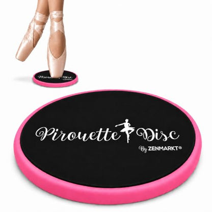 Ballet Pirouette Disc for Dancers - Portable Turn Disc for Dancing on Releve, Gymnastics and Ice Skaters - for Better Pirouette Technique, Releve, Turns and Dance Spinning