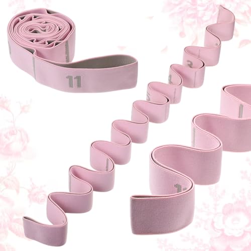 Multi Loop Stretch Band 11 Loops Stretch Band Yoga Strap Physical Stretching Strap Durable Stretching Equipment for Yoga Pilates Ballet Latin Workouts Flexibility Exercise