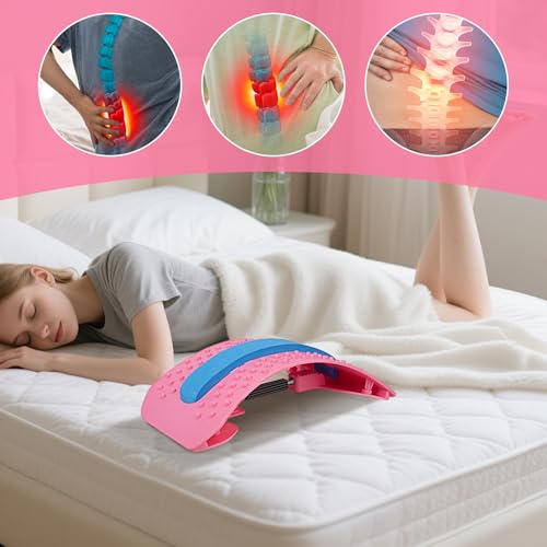 Back Arch Stretcher,Spine Corrector Recovery Tool,Upper and Lower Back Stretcher - for Sleeping Yoga Pilates Home Travel Dorm Women Men Adults Seniors