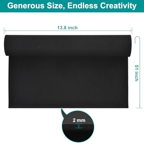 EVA Foam Roll - EVA Foam Sheets for Crafts,Cosplay Costume,DIY Projects - 2mm Thick,51"x13.8"