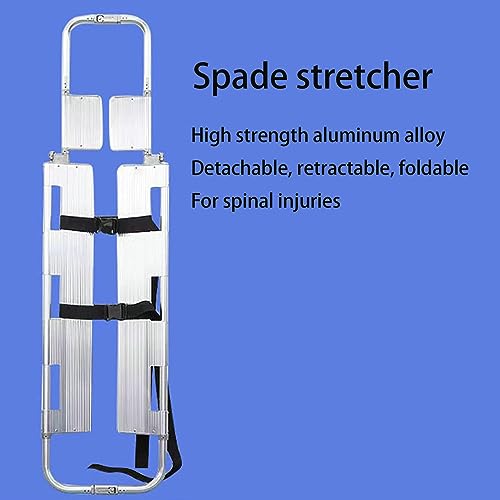 Portable Folding Spine Board Stretcher - Backboard for Camping, Outdoor Emerncy, and First Response - Lightweight Mcal S Stretcher for Quick Transport