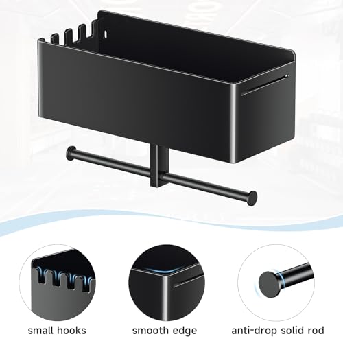 Home Gym Wall Storage, White Resistance Bands Rack Hanger Metal, Wall Mounted Fitness Bands Holder, Multi-Purpose Heavy Duty Workout Gym Storage Rack for Resistance Bands, Straps, Jump Ropes (Black)