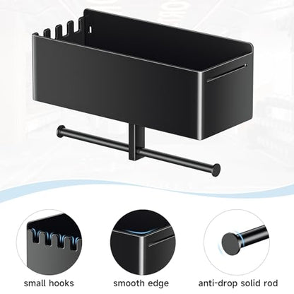 Home Gym Wall Storage, White Resistance Bands Rack Hanger Metal, Wall Mounted Fitness Bands Holder, Multi-Purpose Heavy Duty Workout Gym Storage Rack for Resistance Bands, Straps, Jump Ropes (Black)