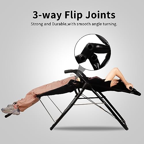 Abdominal Exerciser Chair for Home Gym, Ab Fitness Equipment with Full Body Building and Workout, for Sit Up, Inversion Training, Muscle Strengthening and Back Relief