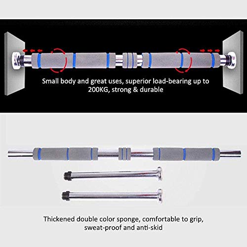 Pull Up Bar Chin Up Bar for Doorway No Screws Heavy Duty Doorway Upper Body Workout Bar with Padded Handles Indoor Fitness Equipment