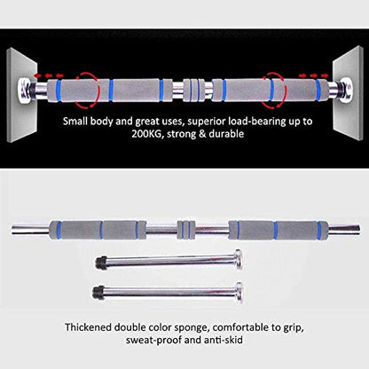 Pull Up Bar Chin Up Bar for Doorway No Screws Heavy Duty Doorway Upper Body Workout Bar with Padded Handles Indoor Fitness Equipment