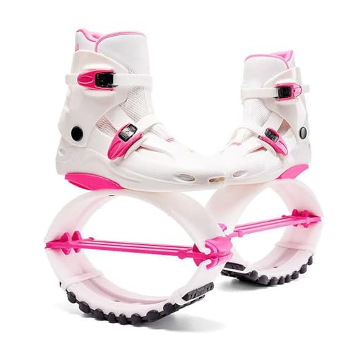 Unisex Kangaroo Bounce Shoes - Jump Training Shoes with Adjustable Straps for Women Indoor Outdoor Cardio Exercise - size: L/38-40