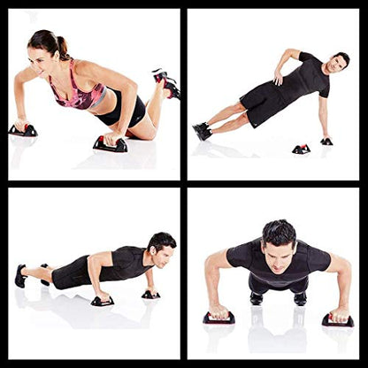 Magnetic Pushups Stand with Resistance Bands, Push Up Bars Handles for Floor Set, Pushup Fitness Equipment Board For Exercise