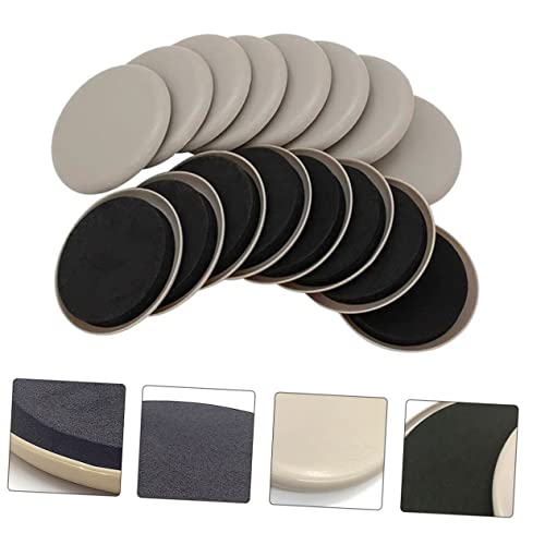 16pcs Practical Furniture Sliders Core Sliders Pad for Easy Moving Furniture Movers No Scratch and Noise