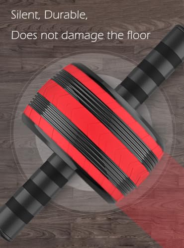 AB Wheel Roller, Exercise Abdominal Fitness Wheel, Work-out Strength-Training Roller, 11.2"W