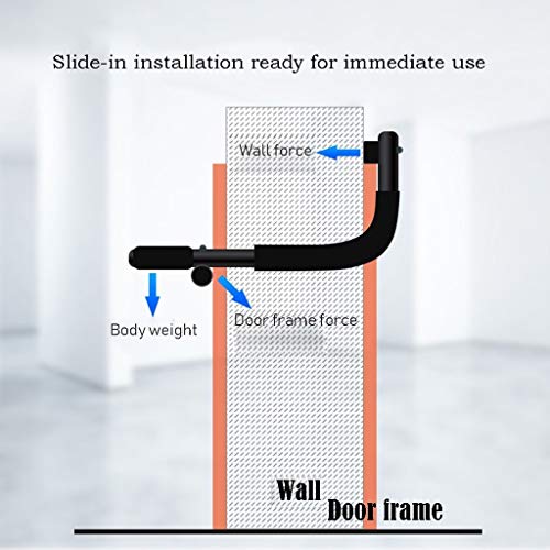 Doorway Chin Up Bar, Home Gym Portable Horizontal Bar No Screws, Strength Training, Load 150kg