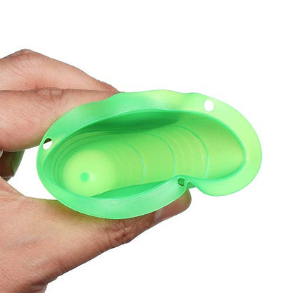 RLECS 20pcs Universal Skating Marker Cones Roller Sport Marker Cup Speed Training Equipment Slalom Roller Skate Pile Marking Cup, 5Colors (Green, Blue, Red, Yellow, Pink)
