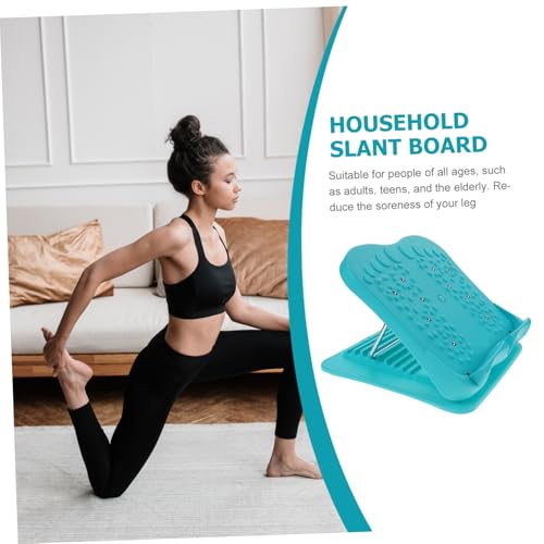 BESPORTBLE Foldable Foot Massager Stretch Board for Calf and Ankle Exercises Adjustable Incline Non-Slip Surface Compact Design for Home and Office Use