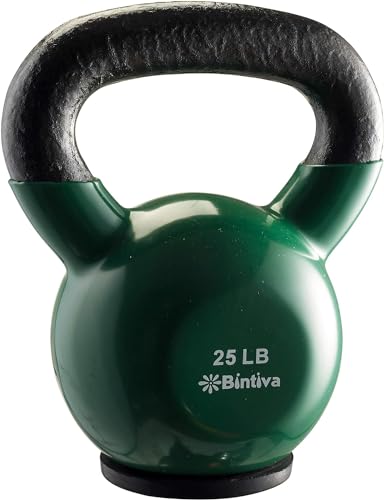 Kettlebell Sets Professional Grade - Strength Training Kettlebells for Home Workout - Cast Iron Kettle Bell Weight Sets for Men & Women with Special Protective Bottom
