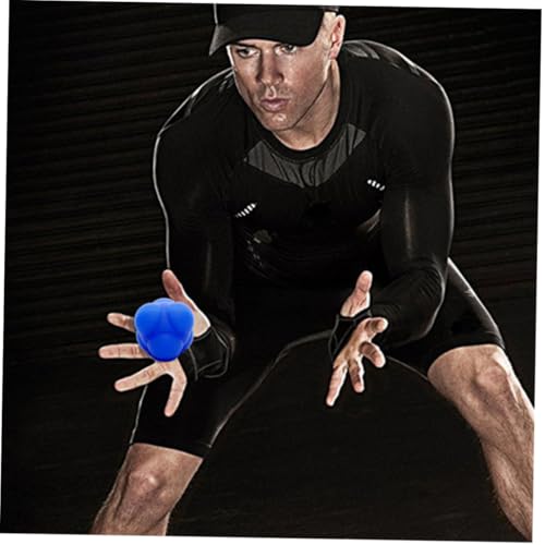 Hexagonal Silicone Reflex Ball for Agility Training Random Bounce Reaction Sphere for Speed and Coordination Bounce Ball for Men and Women Fitness and Rehabilitation