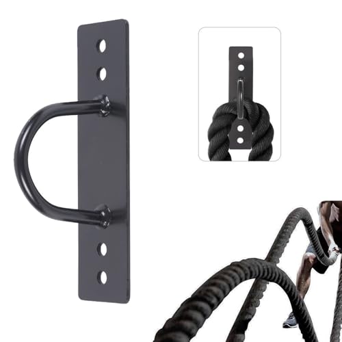 Battle Rope Wall Mount Kit, Gym Wall Ropes Anchor TRX Wall Mount, Heavy Duty Storage Hook Body Weight Strength Training Bracket,Yoga Swings Ceiling Mount Anchor