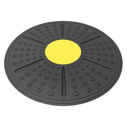 Balance Board for Balance Training and Sensory Rehabilitation, Non-slip Yellow Equilibrium Training Device for Home Fitness and Yoga Exercise